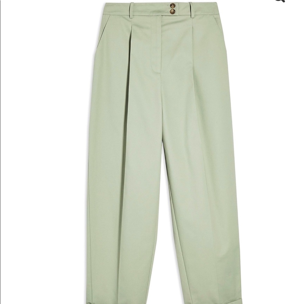 Chino trousers with rolled hem Topshop